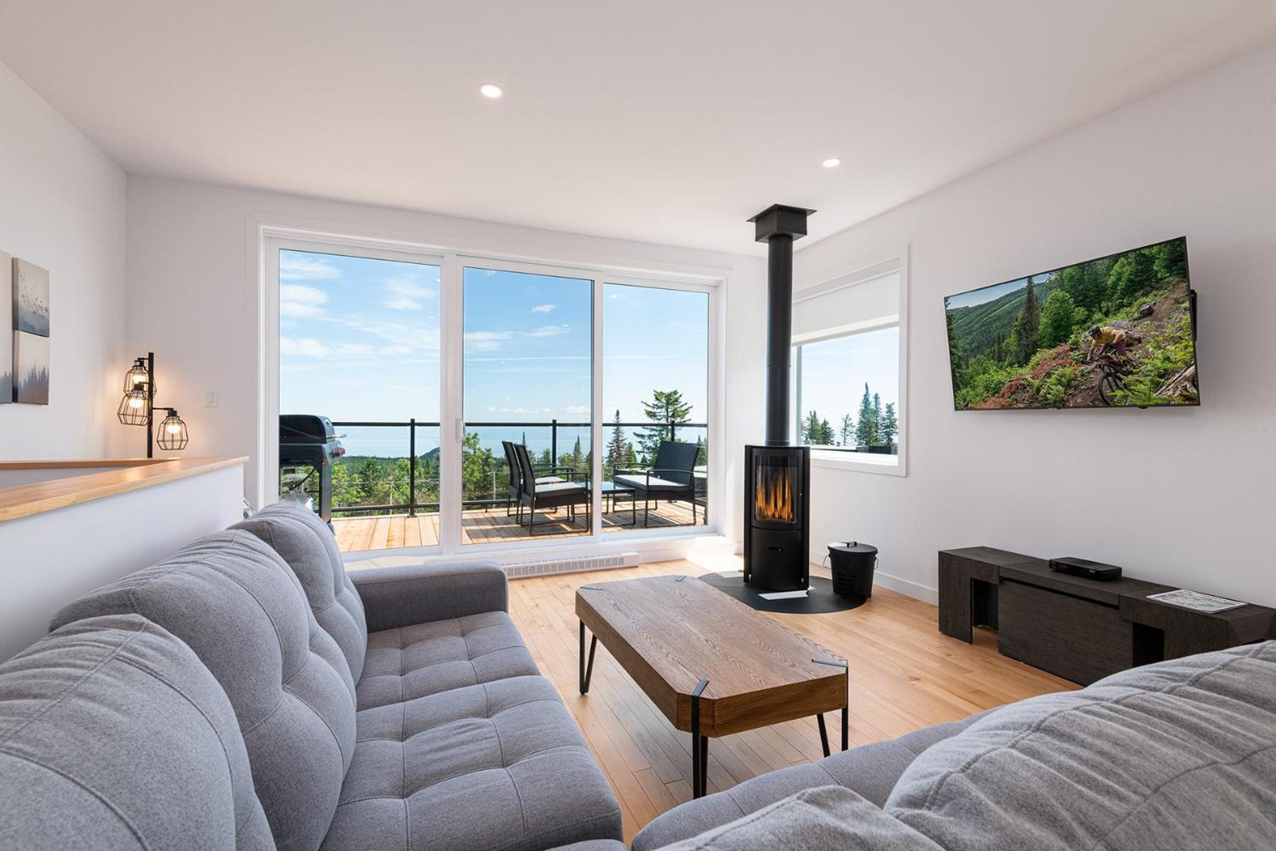 Les Chalets Du Massif De Charlevoix Petite-Rivière-Saint-Francois Pokoj fotografie